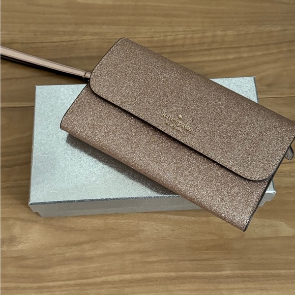 Kate Spade Tinsel Boxed Medium Phone Wristlet - Picture 2 of 7